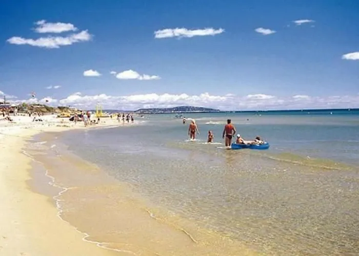 Climatisé 6 Couchages Avec Mezzanine, Piscine Et Parking Privé à - Fr-1-326-452 Apartamento Marseillan (Herault)